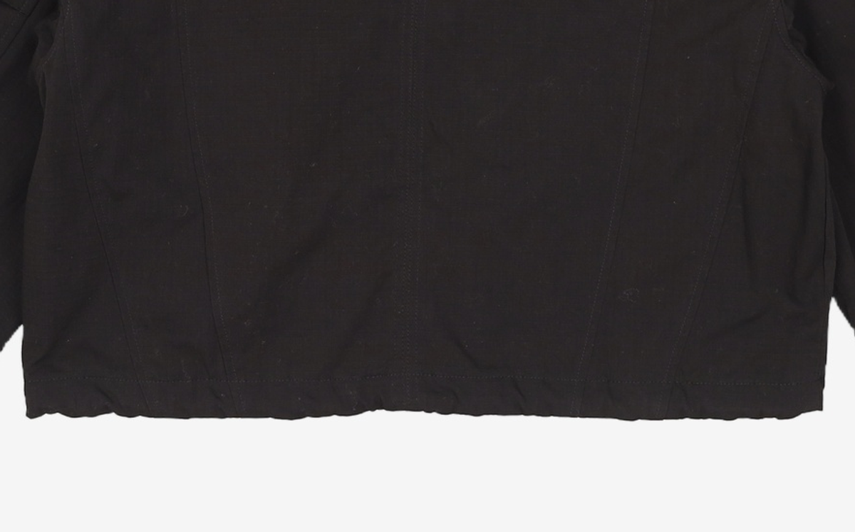 메종미네드(MAISON MINED) INCISION DOUBLE HIGHNECK JUMPER BLACK S
