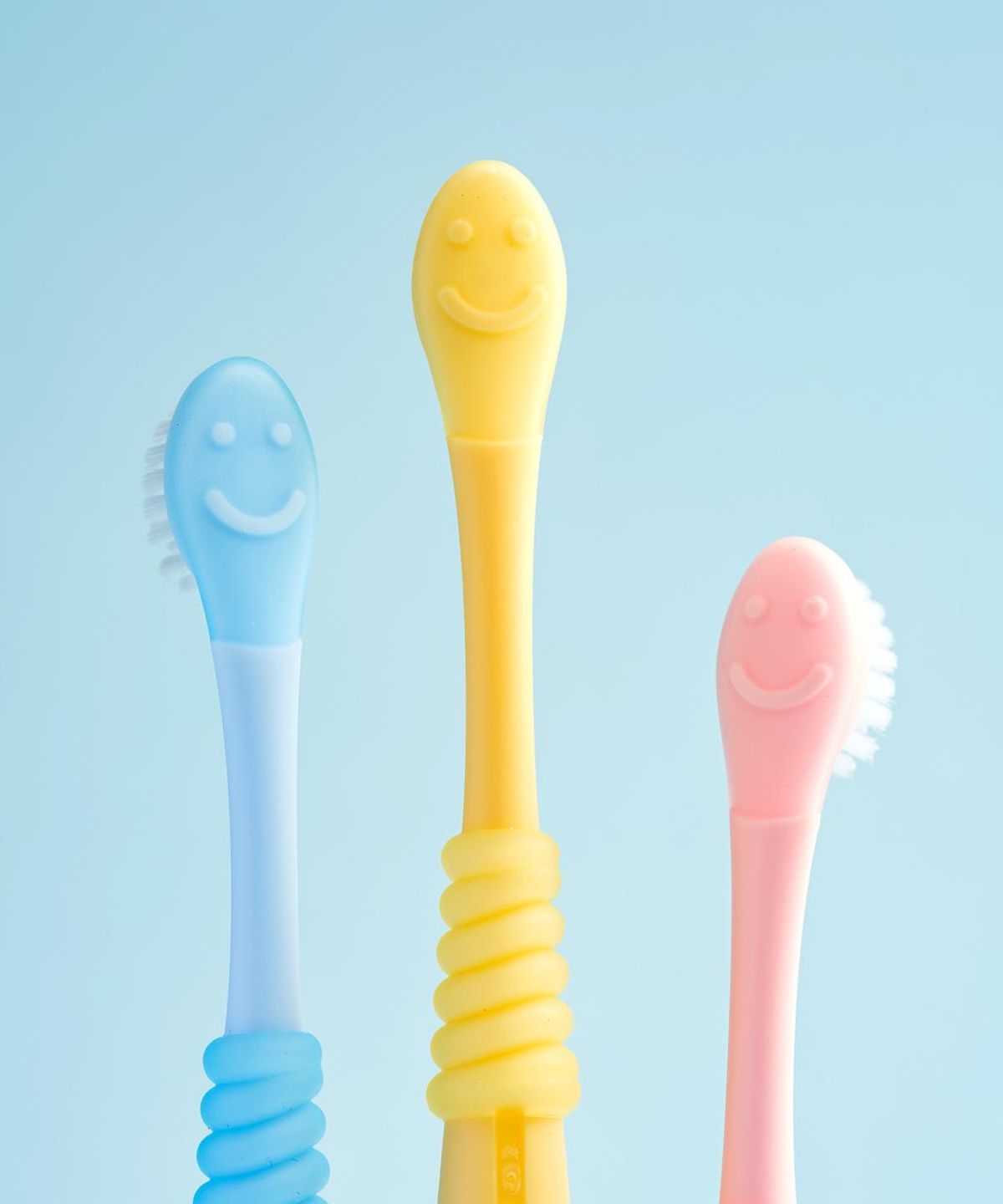 켄트(KENT) 토들러 키즈 유아 초극세모 칫솔 4개입 베베핀에디션 1세~6세