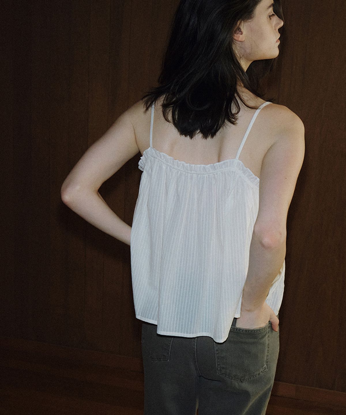 108파운드(108POUND) Levi Frill Bustier_Cream