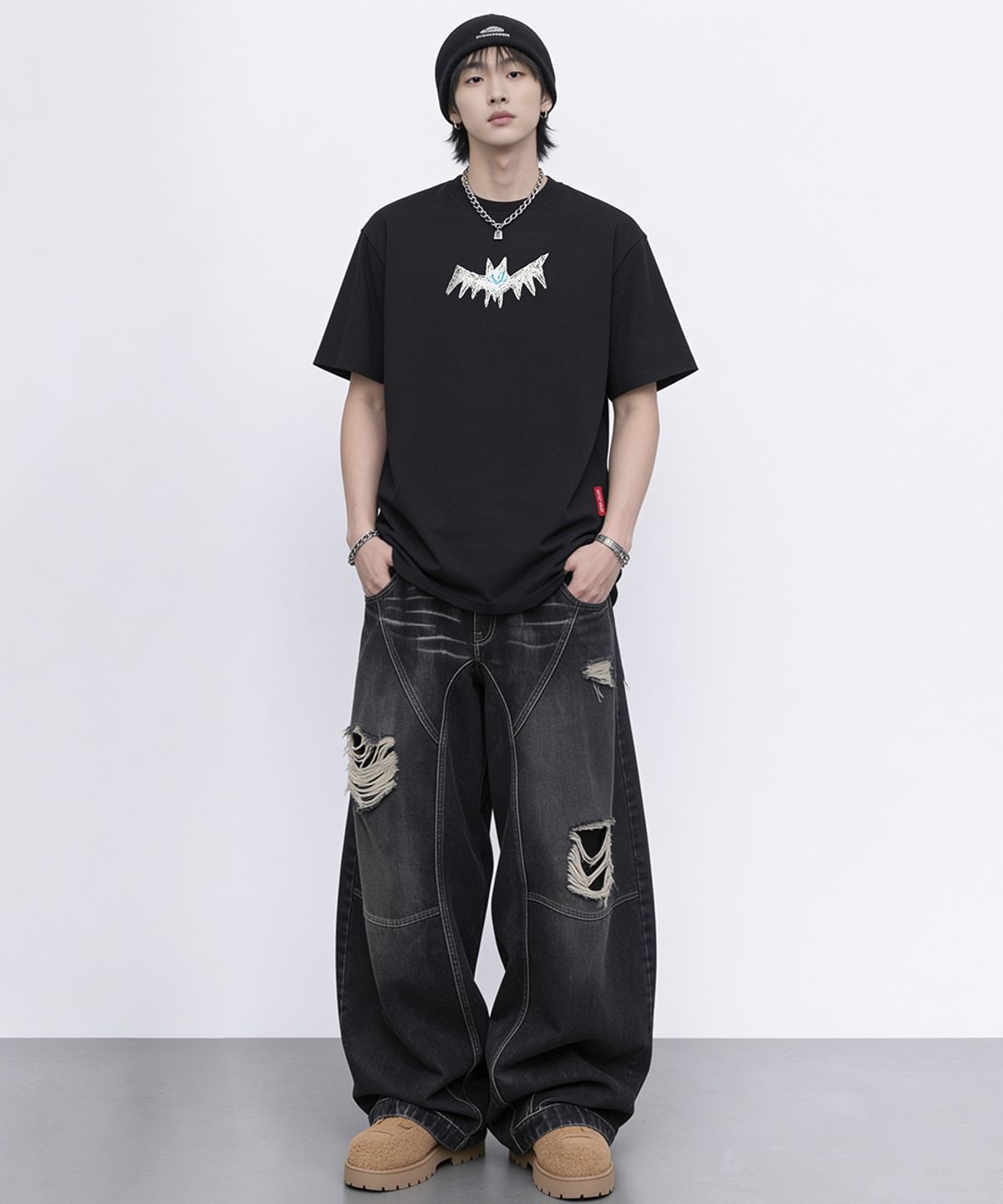 아티스트웨어(ARTISTWEAR) [ATW] 카오스 스케치 반팔티 - 2COLOR