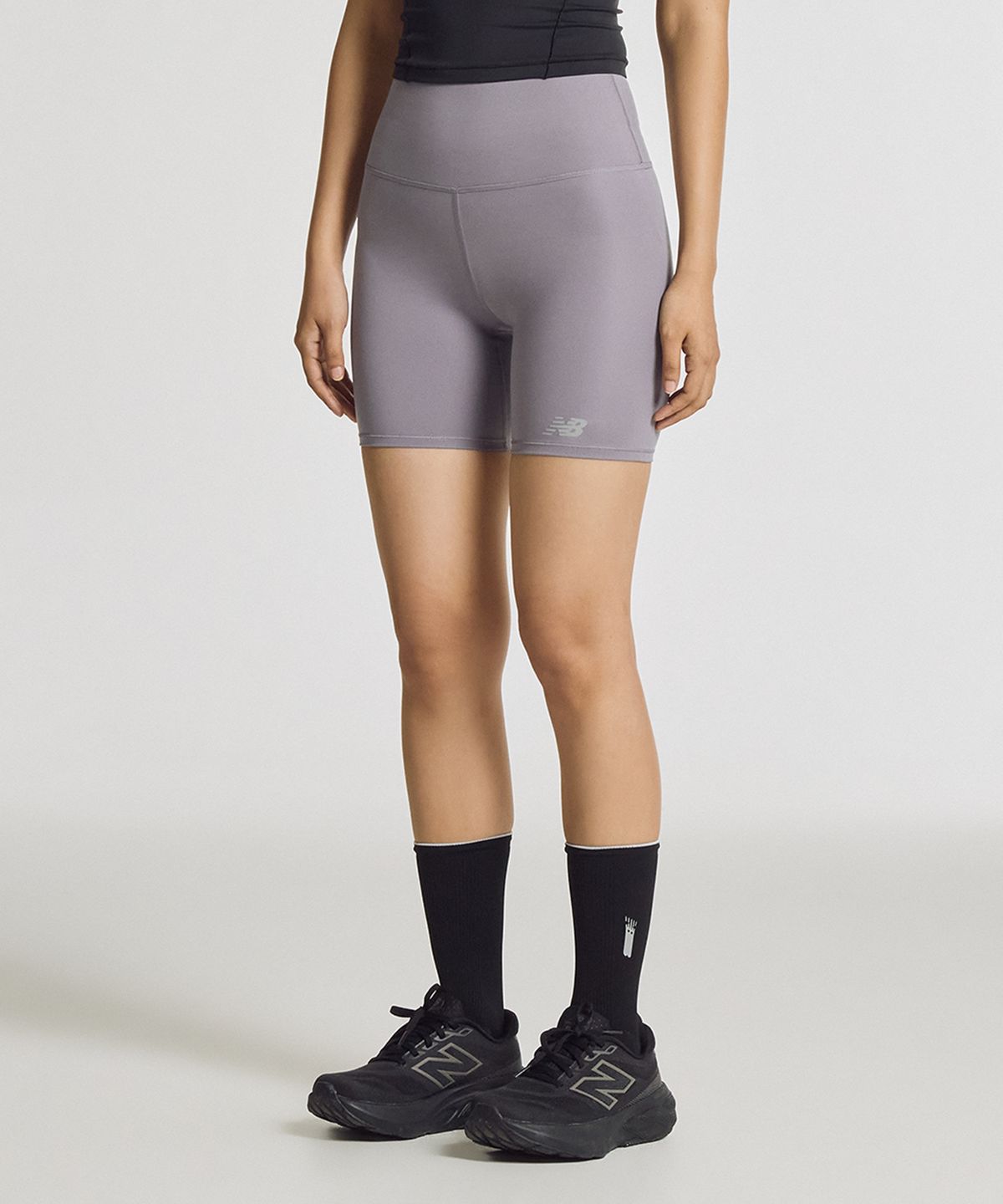 뉴발란스(NEW BALANCE) NBNSG3V822 / WOMEN 하모니 하이라이즈 6인치 레깅스 (L/PURPLE)