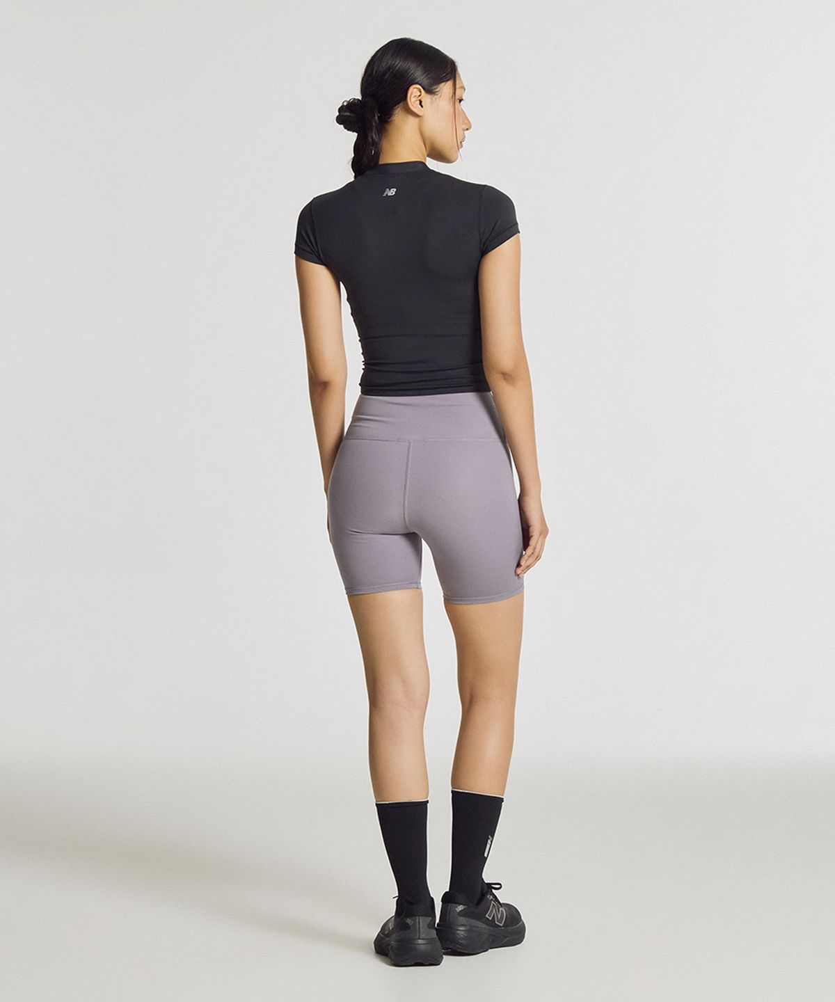 뉴발란스(NEW BALANCE) NBNSG3V822 / WOMEN 하모니 하이라이즈 6인치 레깅스 (L/PURPLE)