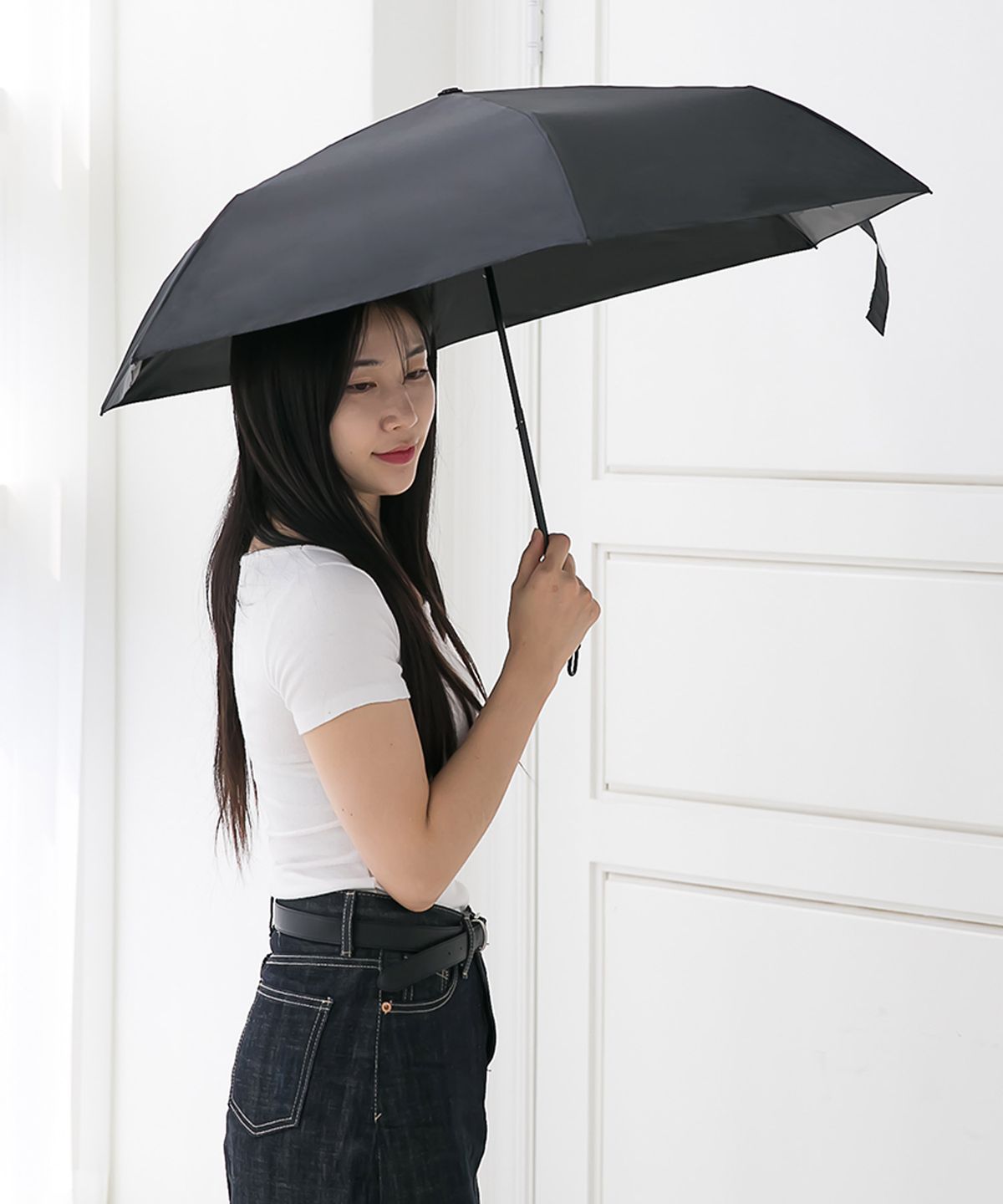 니브제이(NIVJ) NJ_3단 키링 카본 50 슬림암막 양우산- 6COLOR