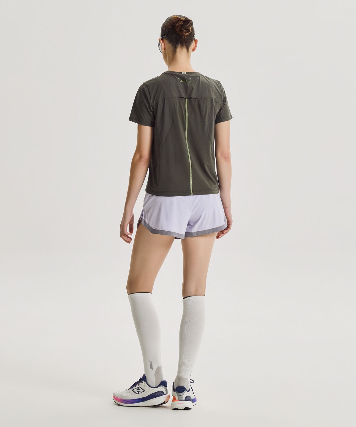 뉴발란스(NEW BALANCE) NBNVG36222 / WOMEN RC 에센셜 쇼츠 3인치 (L/PURPLE)