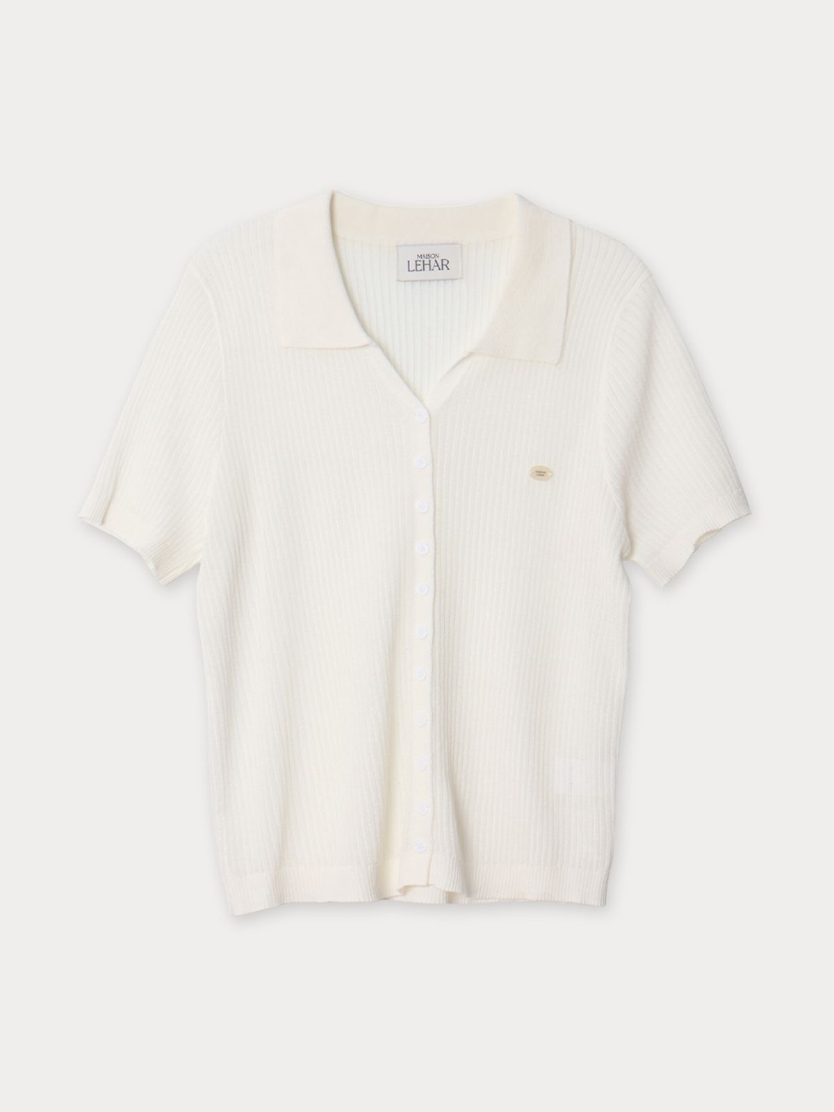 메종르하르(MAISONLEHAR) 몬트 버튼 카라 니트 4color