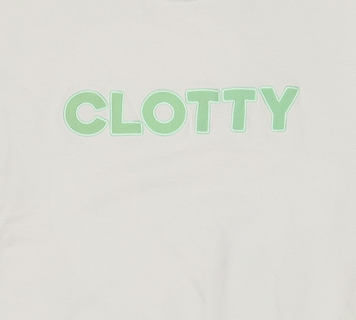클로티(CLOTTY) BIG LOGO SWEAT-SHIRT MINT(CY2ASFM471A) FREE