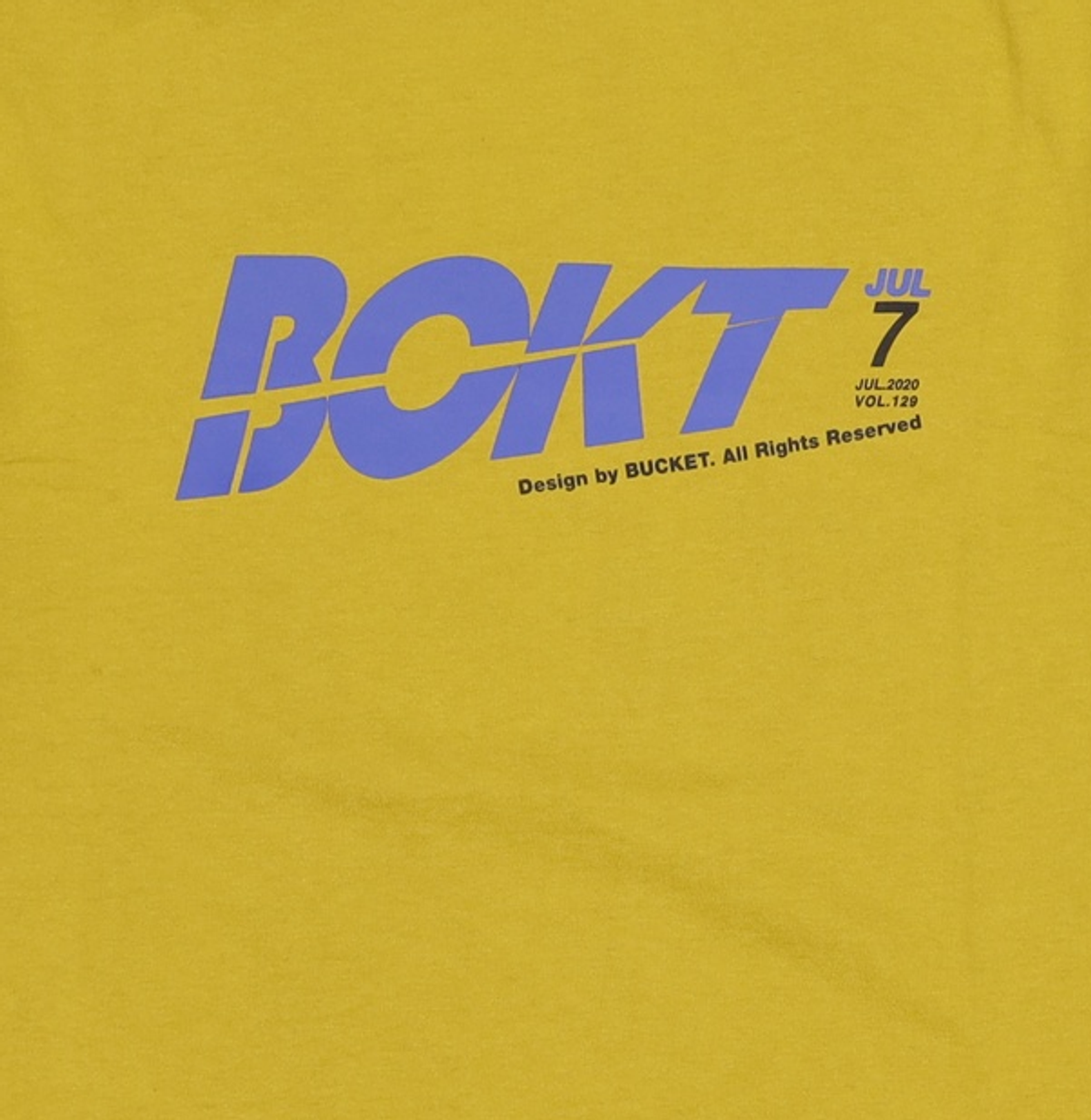버킷(BUCKET) 매거진 로고 티셔츠 VOL.03 MAGAZINE LOGO TS_03 M