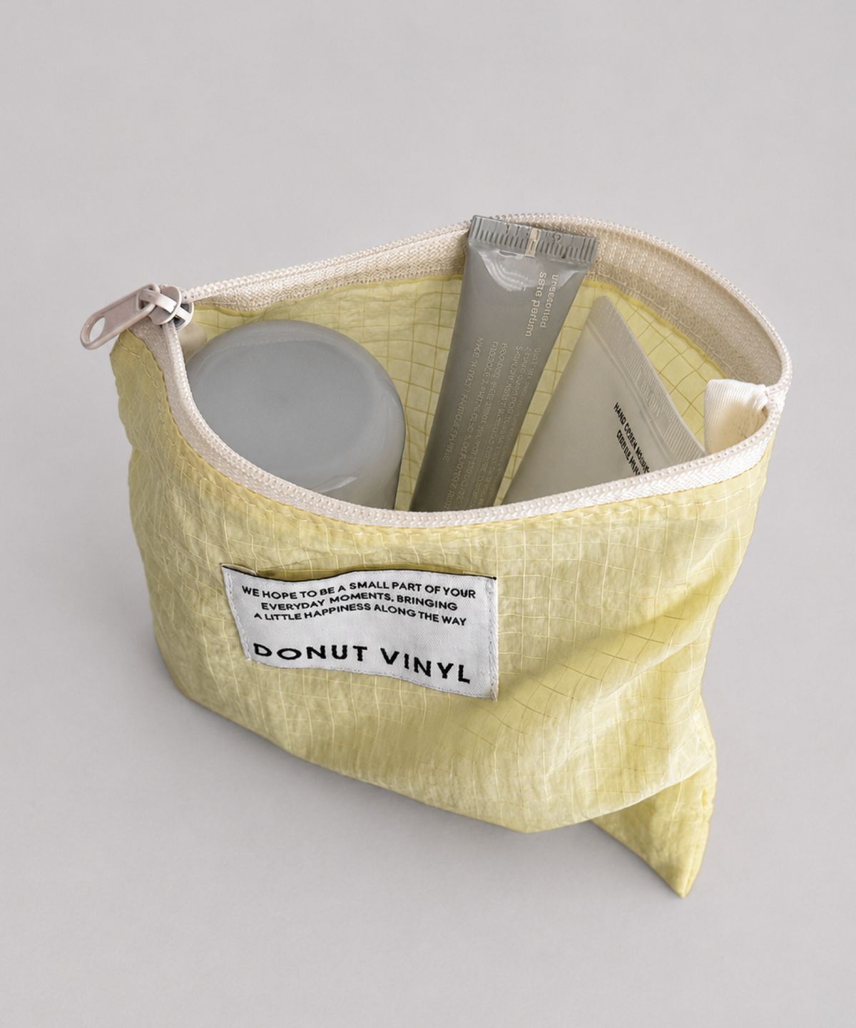 도넛바이닐샵(DONUTVINYLSHOP) gird square pouch (8colors)