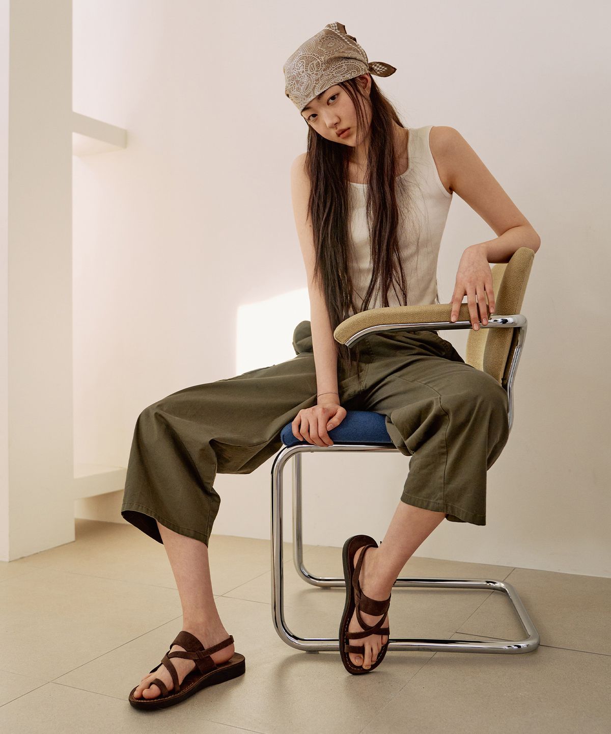 예루살렘 샌들(JERUSALEM SANDALS) 519NN BETHANY-BROWN (베다니 누벅)