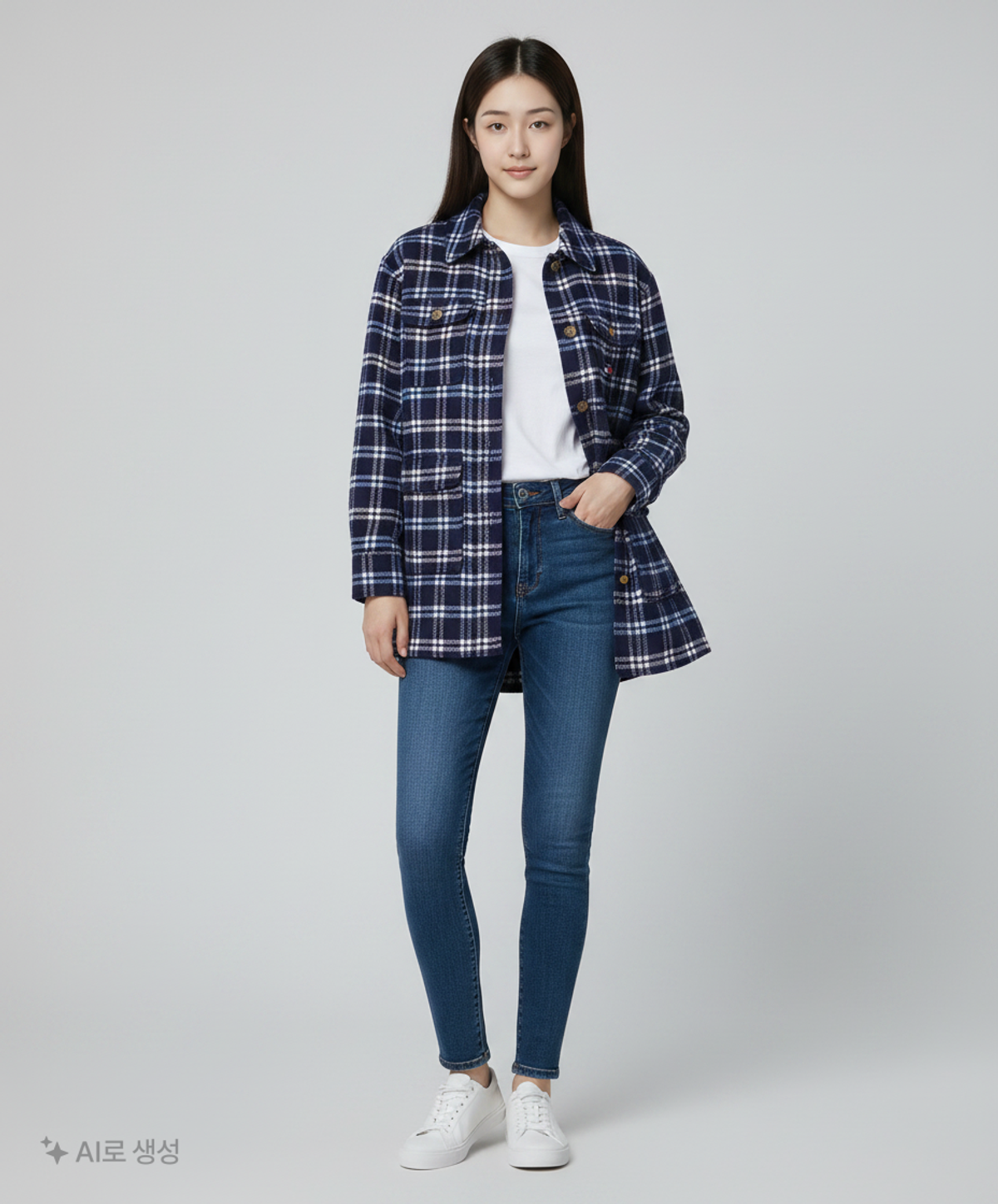 타미진스(TOMMY JEANS) 겨울 싱글 코트 S