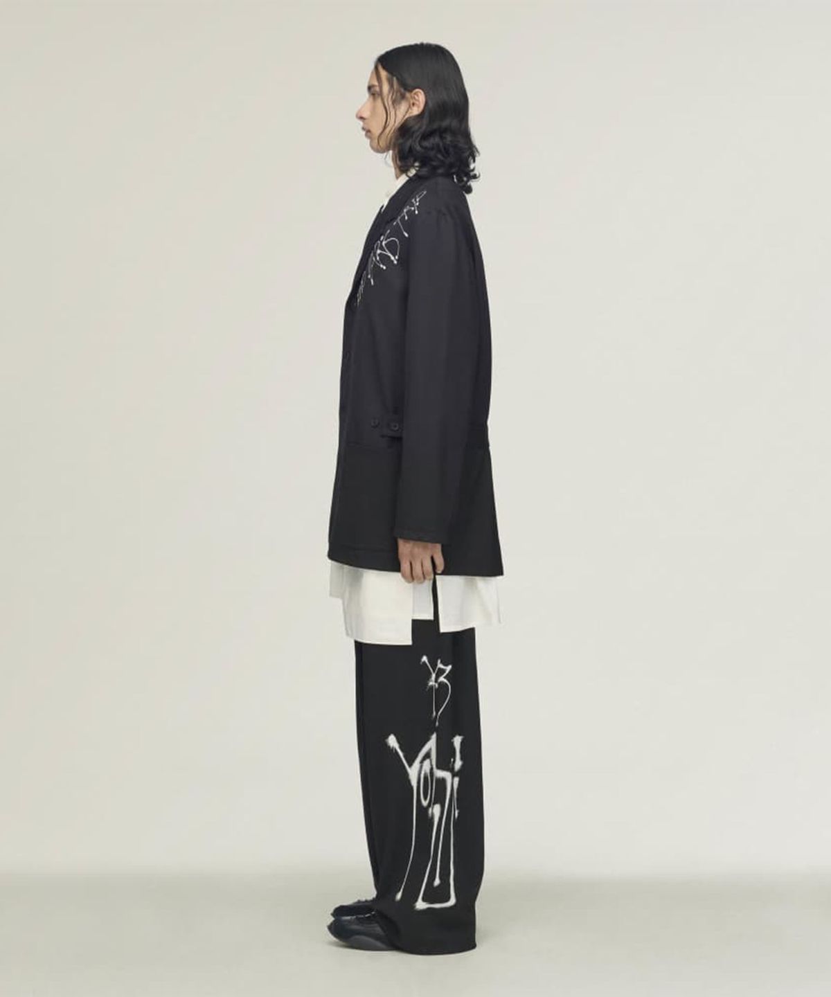 와이쓰리(Y-3) (M) 치토 시티 GFX 울 블레이저 블랙 CTY GFX WL BLZR BLACK