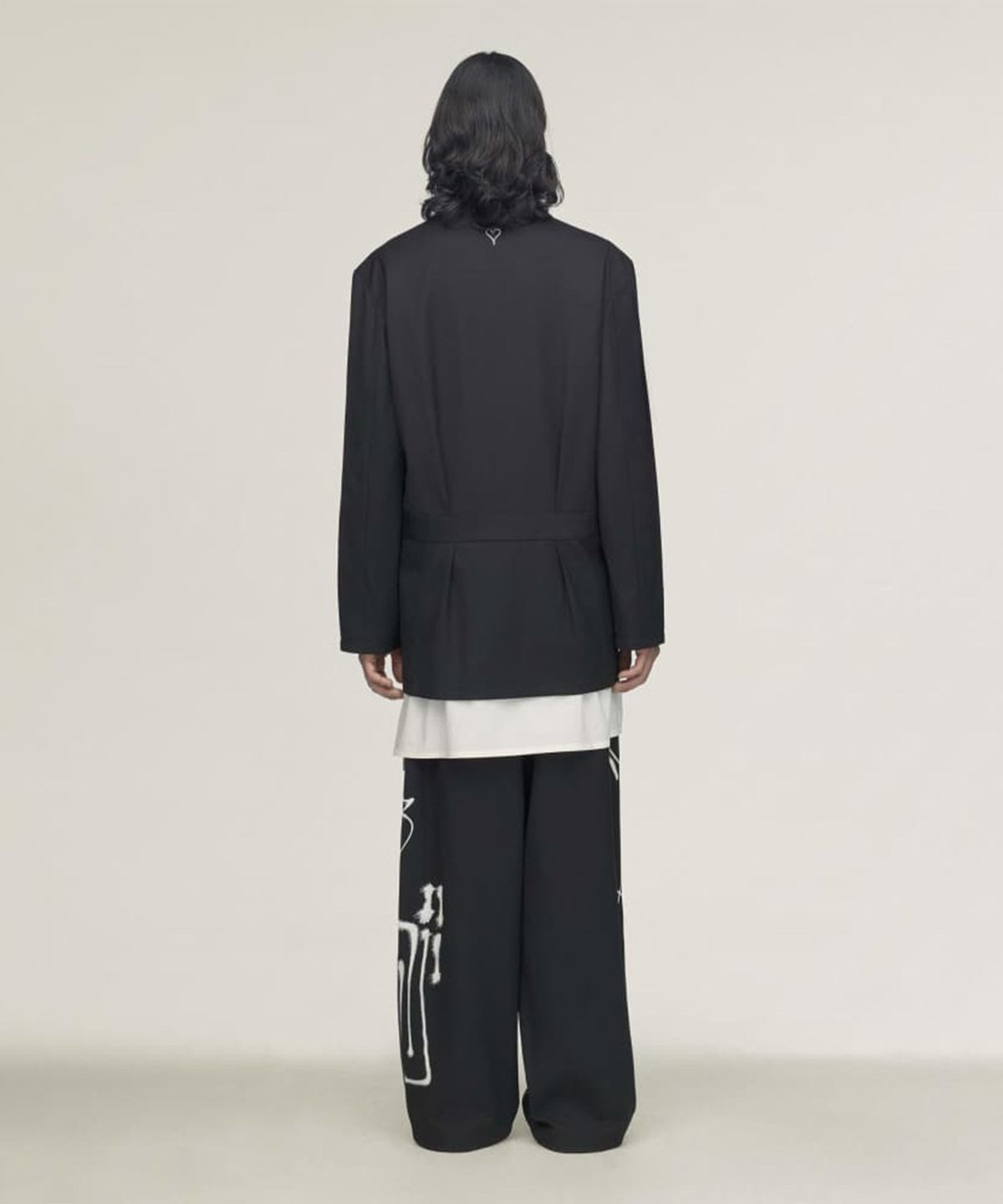 와이쓰리(Y-3) (M) 치토 시티 GFX 울 블레이저 블랙 CTY GFX WL BLZR BLACK