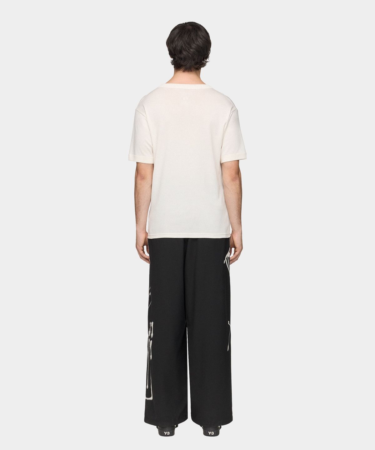 와이쓰리(Y-3) (M) 치토 GFX 울 와이드 팬츠 블랙 M GFX WL WD PT BLACK