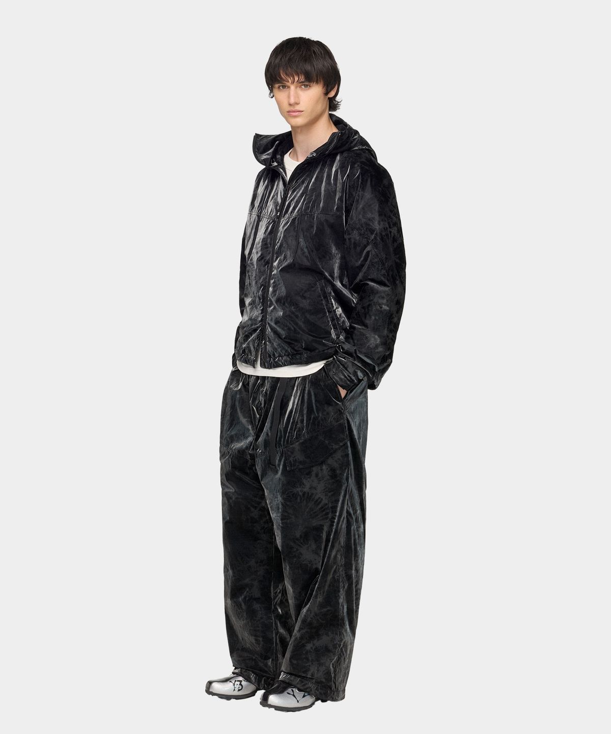 와이쓰리(Y-3) (M) 모노 나일론 윈드브레이커 블랙 M MNYL WNDBRK BLACK