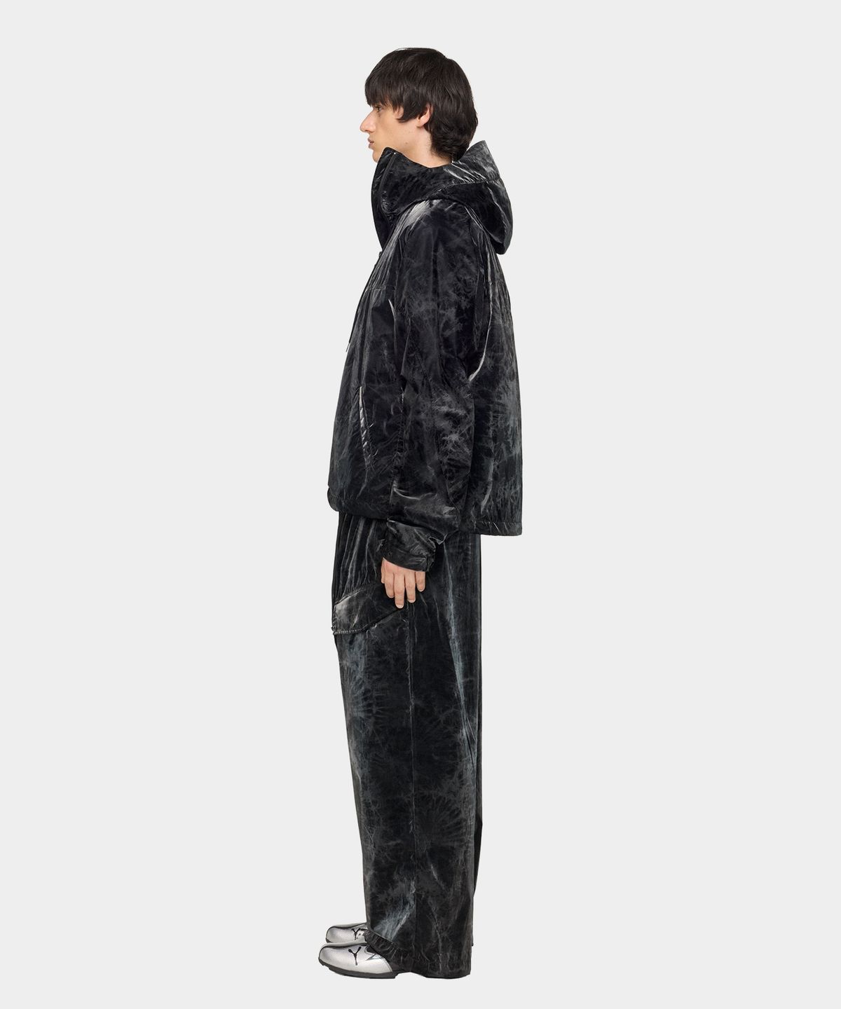 와이쓰리(Y-3) (M) 모노 나일론 윈드브레이커 블랙 M MNYL WNDBRK BLACK
