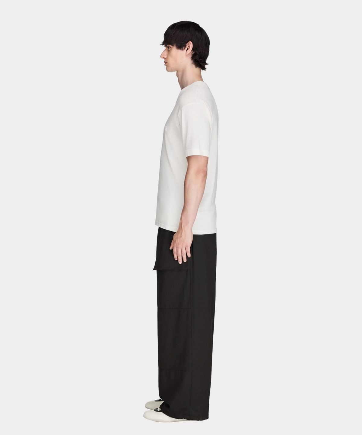 와이쓰리(Y-3) (M) 울 와이드 팬츠 블랙 M WD WL PNT BLACK