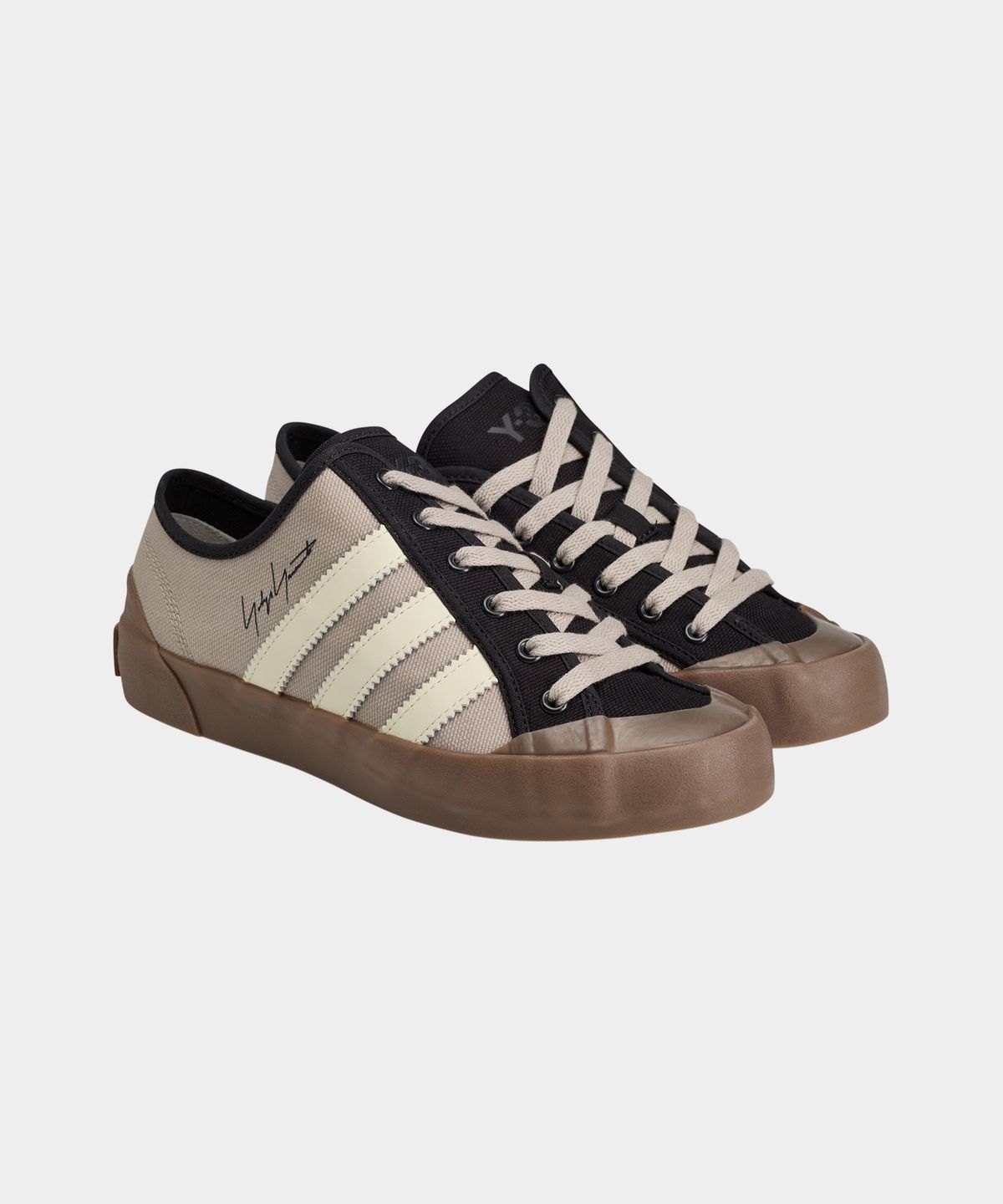 와이쓰리(Y-3) (U) 니시 로우 오프 브라운 Y-3 NISI LO LIGHT BROWN/BLACK/OFF WHITE