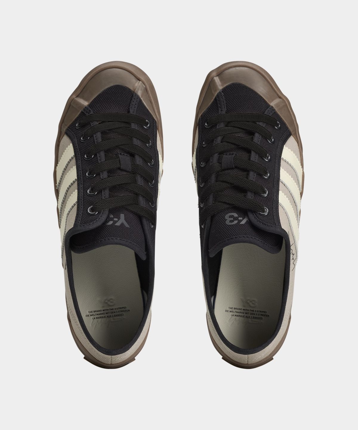 와이쓰리(Y-3) (U) 니시 로우 오프 브라운 Y-3 NISI LO LIGHT BROWN/BLACK/OFF WHITE