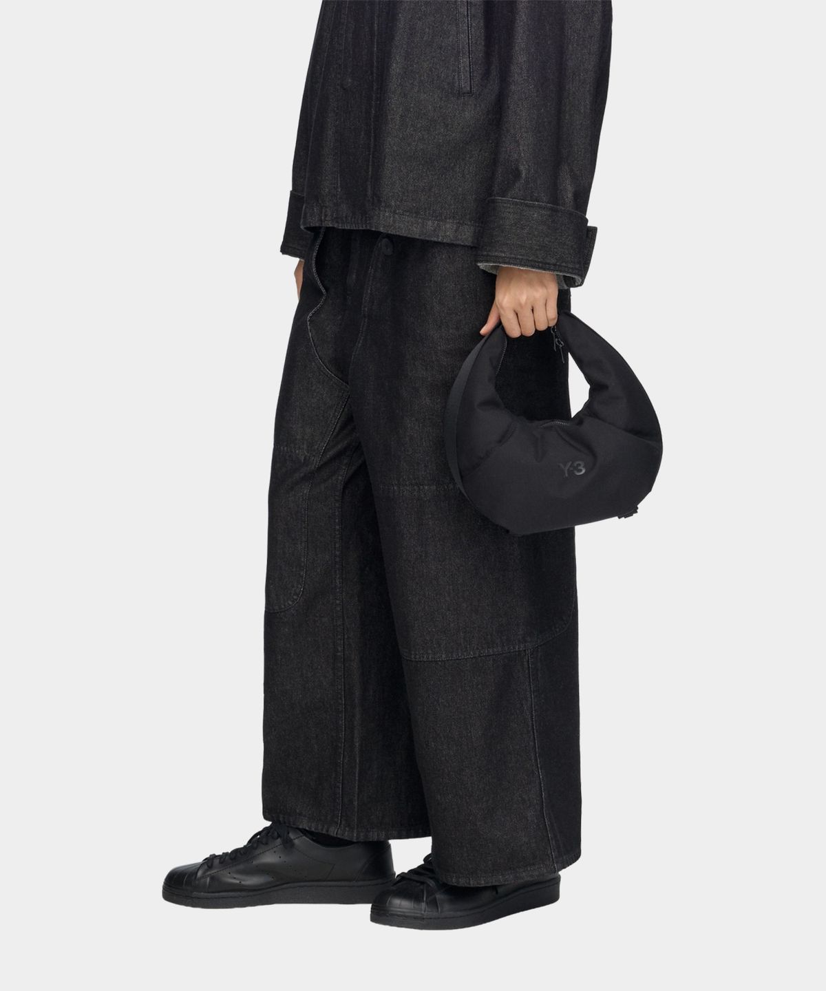 와이쓰리(Y-3) (U) 크레센트백 블랙 Y-3 CRESCEN BAG BLACK