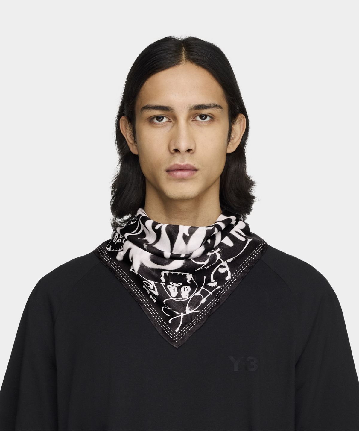 와이쓰리(Y-3) (U) 치토 반다나 블랙 Y-3 CHITO BANDA BLACK/MULTICOLOR