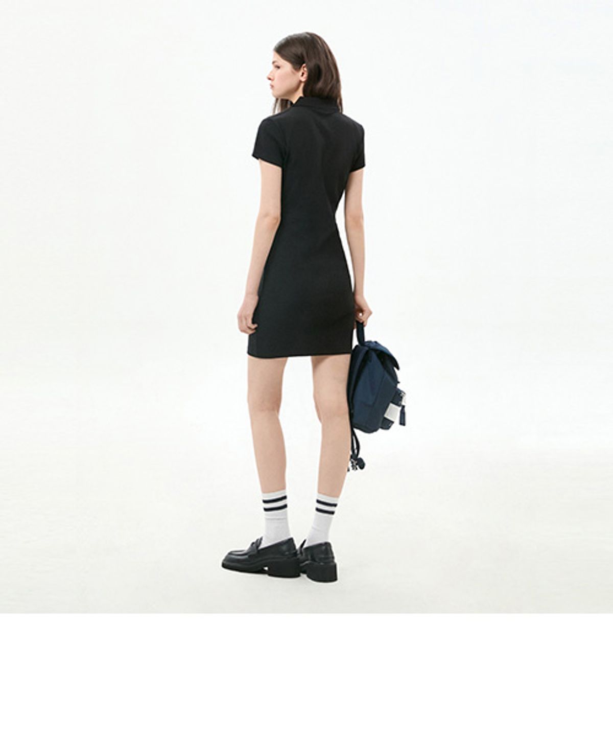 타미진스(TOMMY JEANS) 립 바디콘 폴로 드레스 (T32G6WOP03TWT1BDS)
