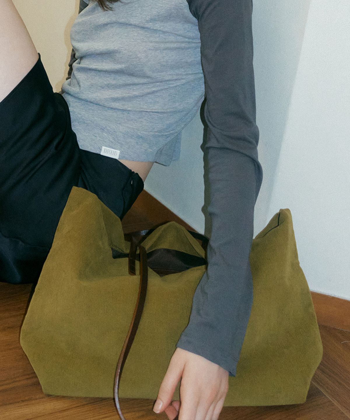 108파운드(108POUND) Kevin Shopper Bag_Olive