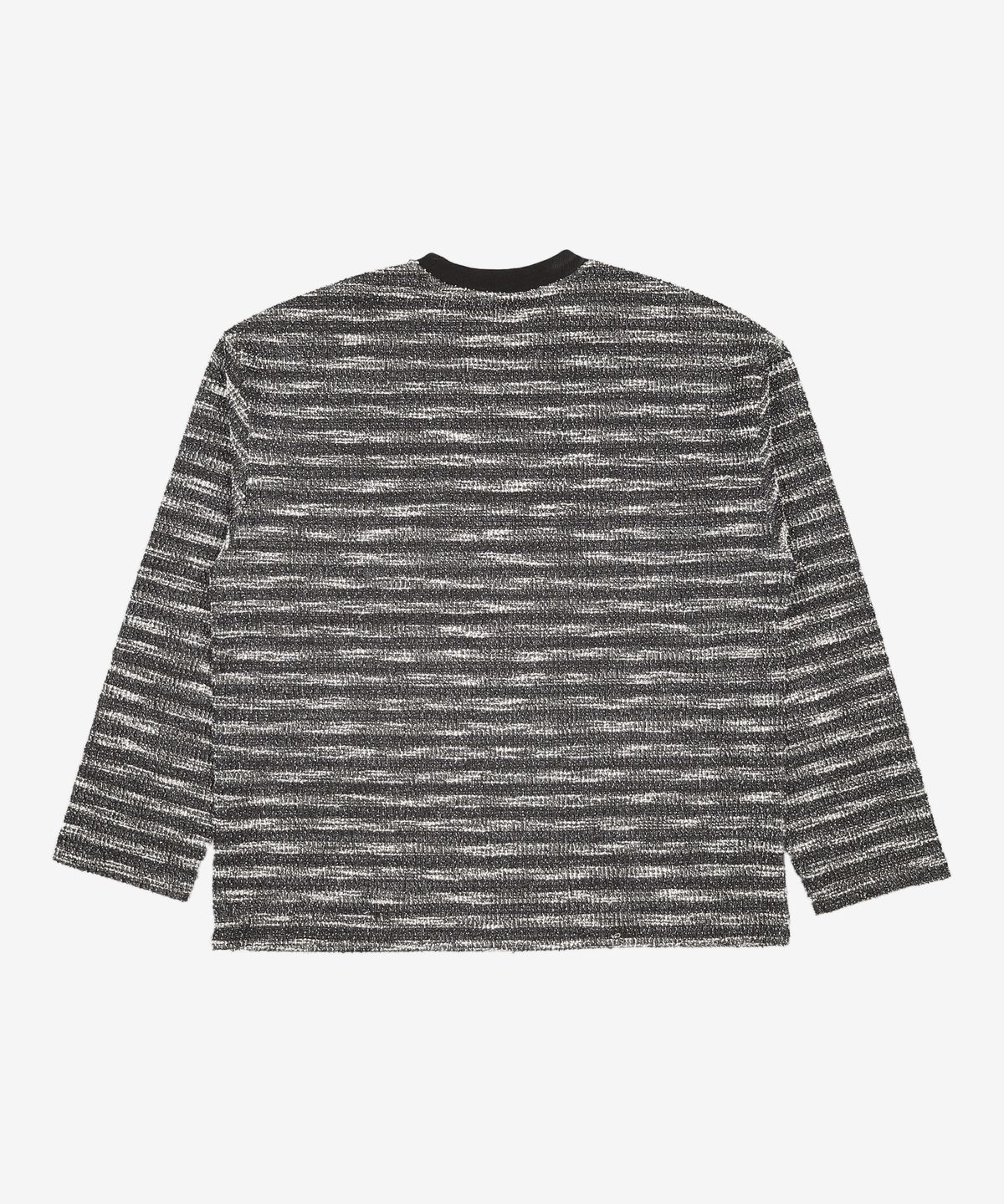 메종미네드(MAISON MINED) MIXED BOUCLE KNIT LONG SLEEVE BLACK L