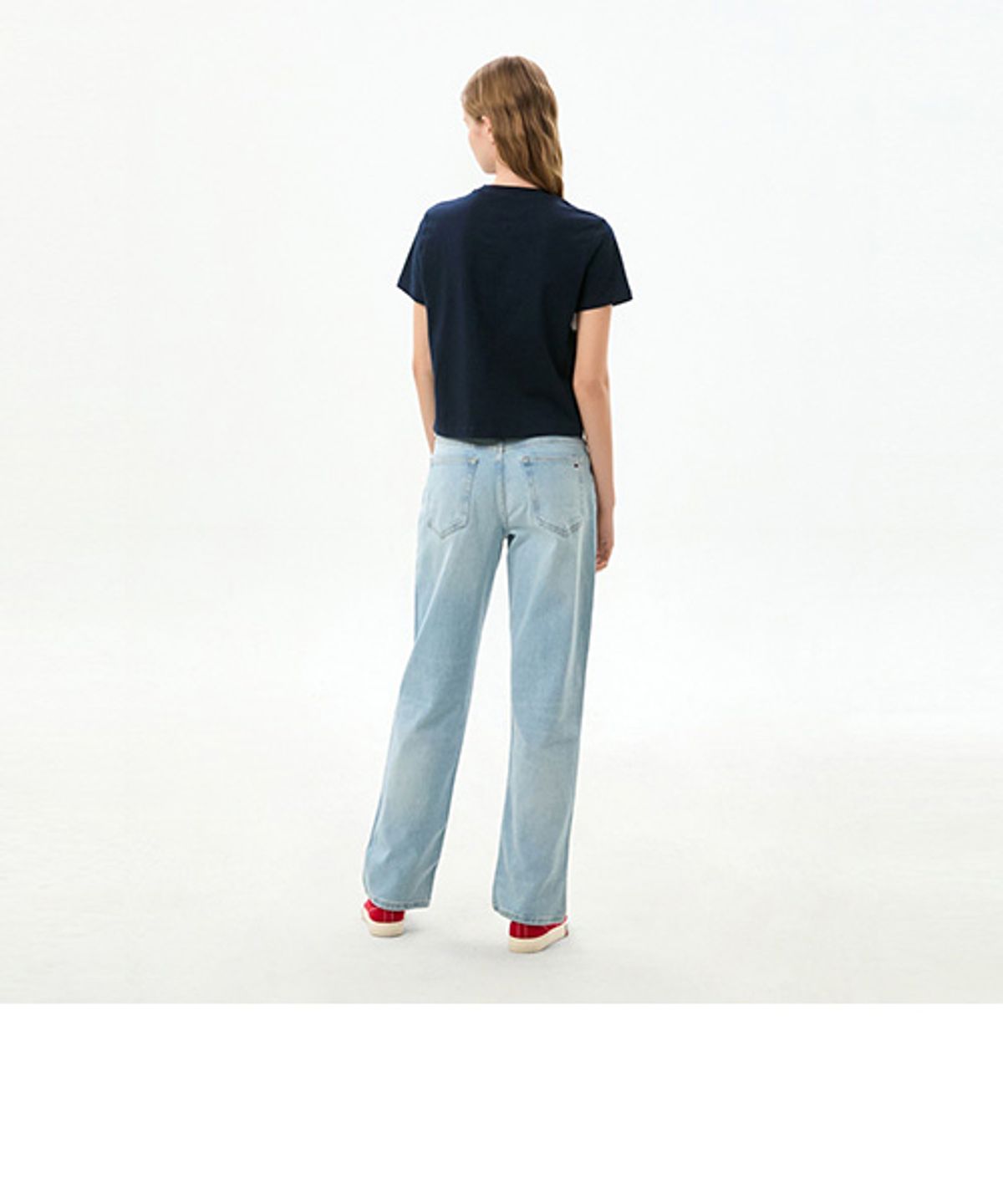 타미진스(TOMMY JEANS) 키라 슬림 핏 데님 팬츠 (T32G6NEA11TWT11AB)