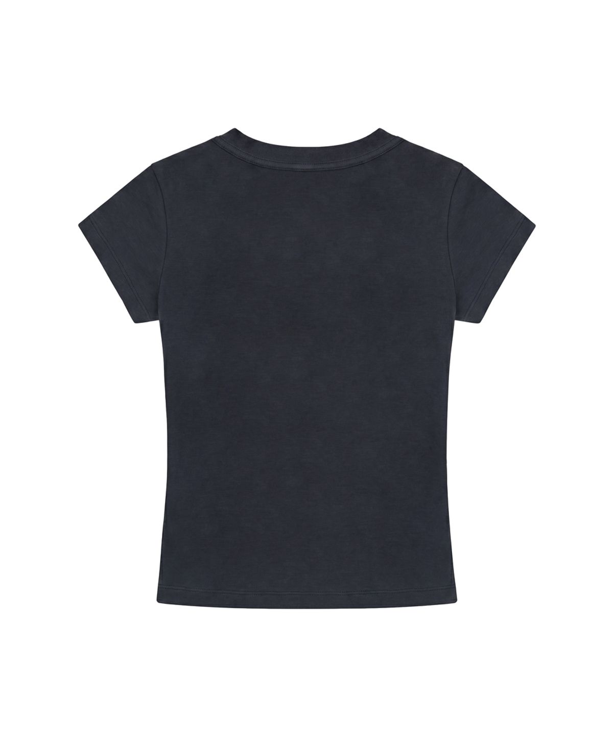 파시온(PASION) 러브 체인 글리터 티_챠콜 Luv Chain Glitter Tee_Charcoal