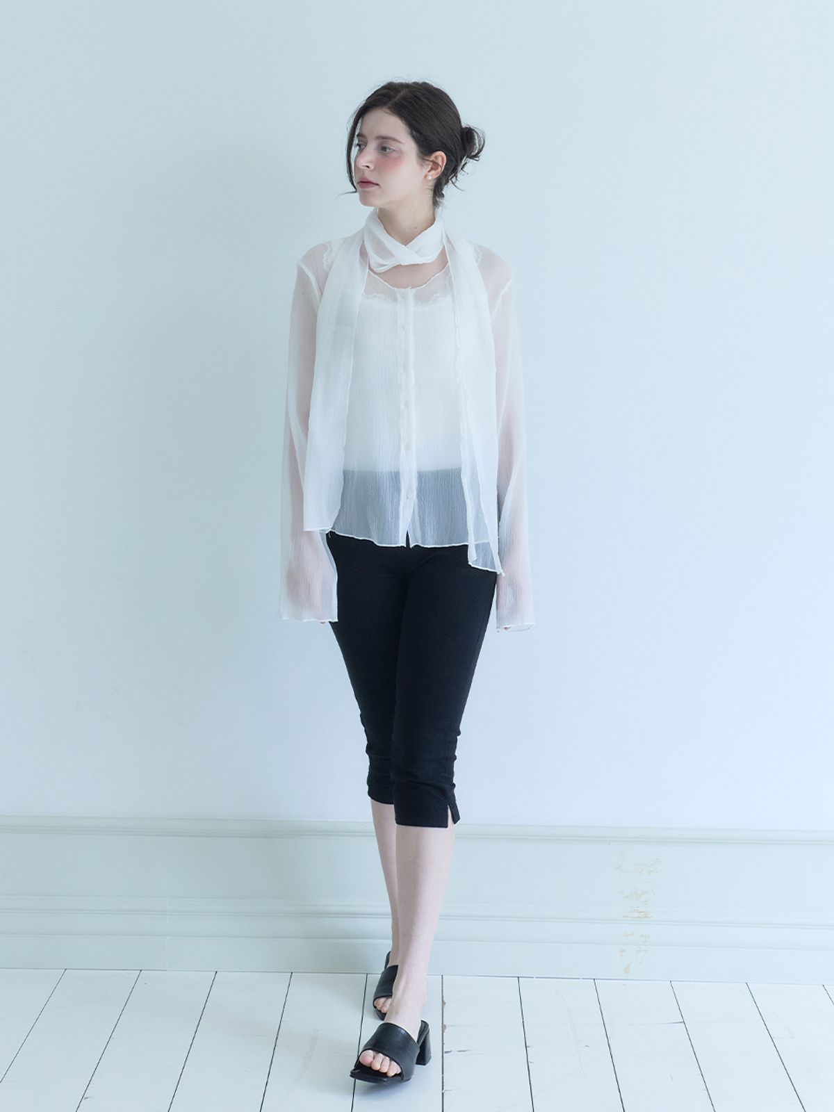 메종르하르(MAISONLEHAR) 블러셔 가디건 (머플러SET) 2color