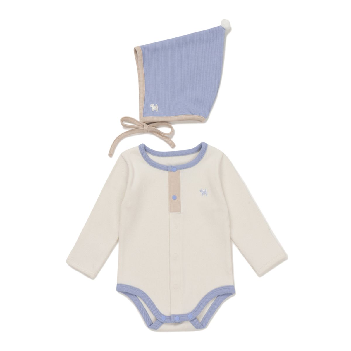 블루독 베이비(BLUEDOGBABY) 롤리팝세트배내바디슈트A (46A70-040-12)