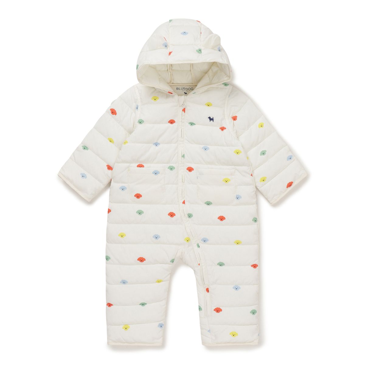 블루독 베이비(BLUEDOGBABY) 웜라이트 패턴경량우주복 (46A19-603-04)