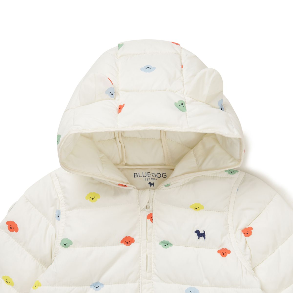 블루독 베이비(BLUEDOGBABY) 웜라이트 패턴경량우주복 (46A19-603-04)