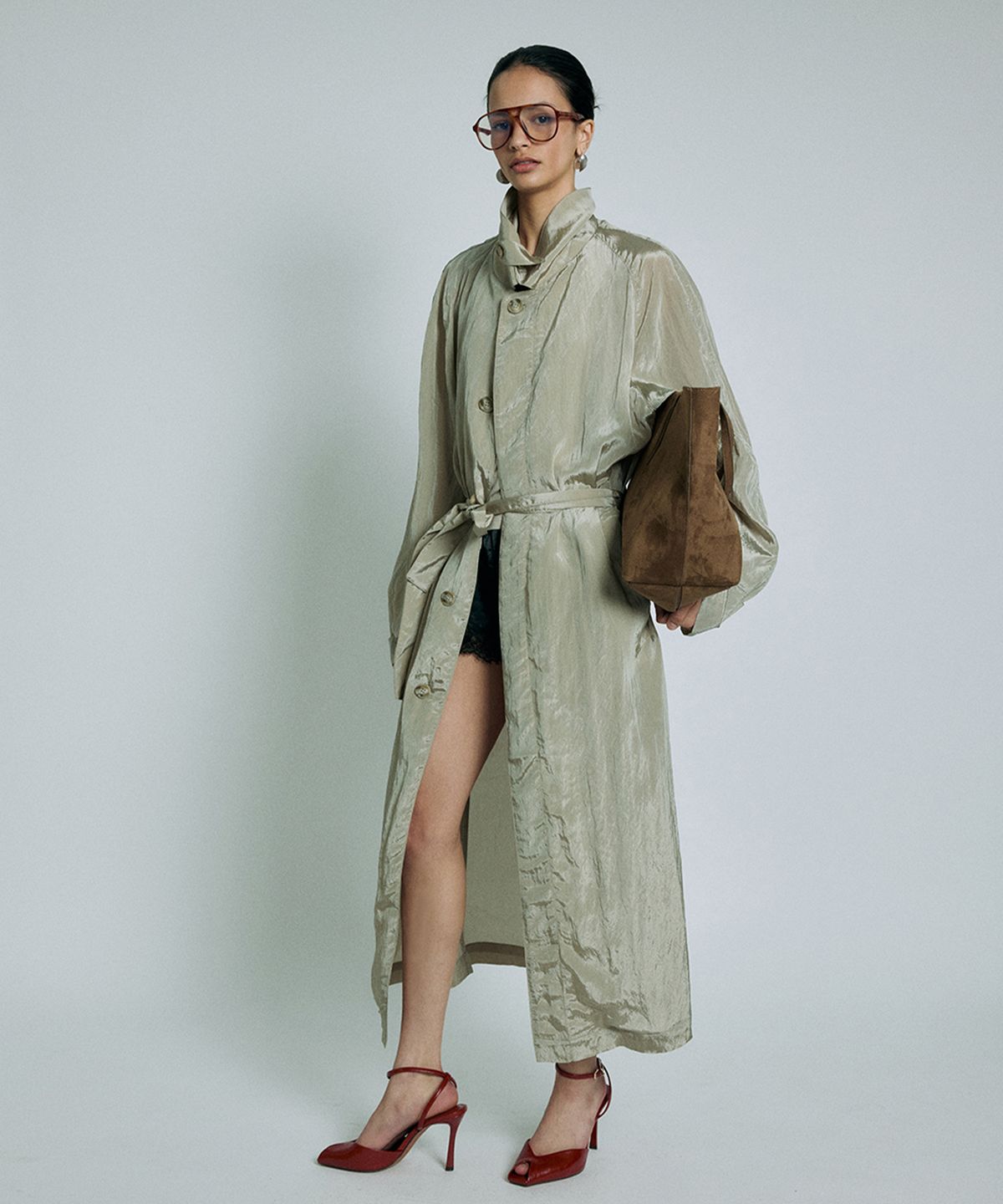 프로젝트 웨이브(PROJECT WAVE) Tinkle Trench Coat (2COLOR)