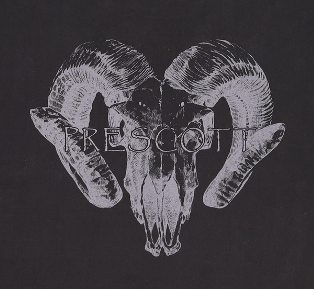 메종미네드(MAISON MINED) SKULL GOAT HALF T BLACK M