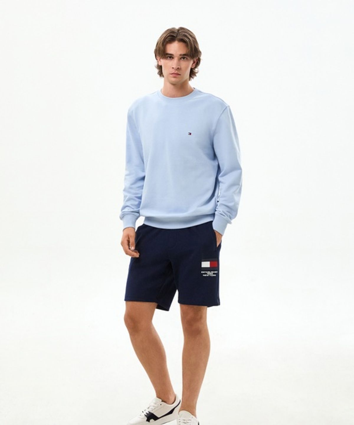 타미힐피거(TOMMY HILFIGER) 에센셜 테리 크루넥 티셔츠 (T12G6TPO030MT1C1O)