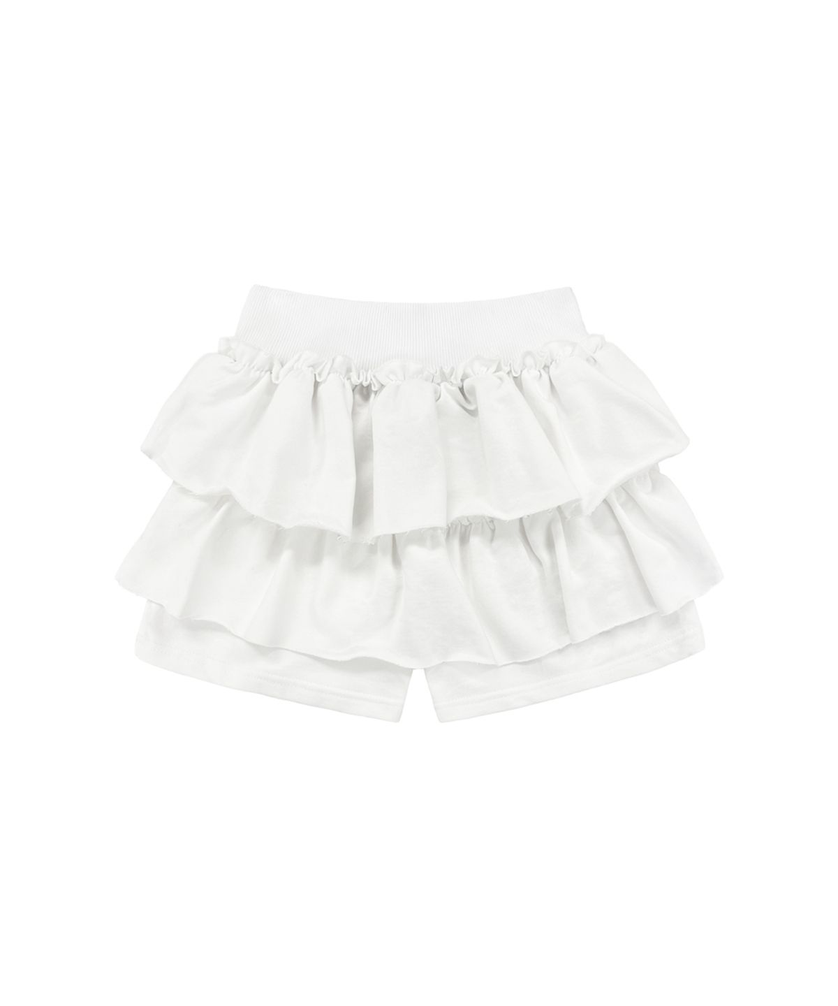 파시온(PASION) 러플 팝 미니 스커트_화이트 Ruffle Pop Mini Skirt_White