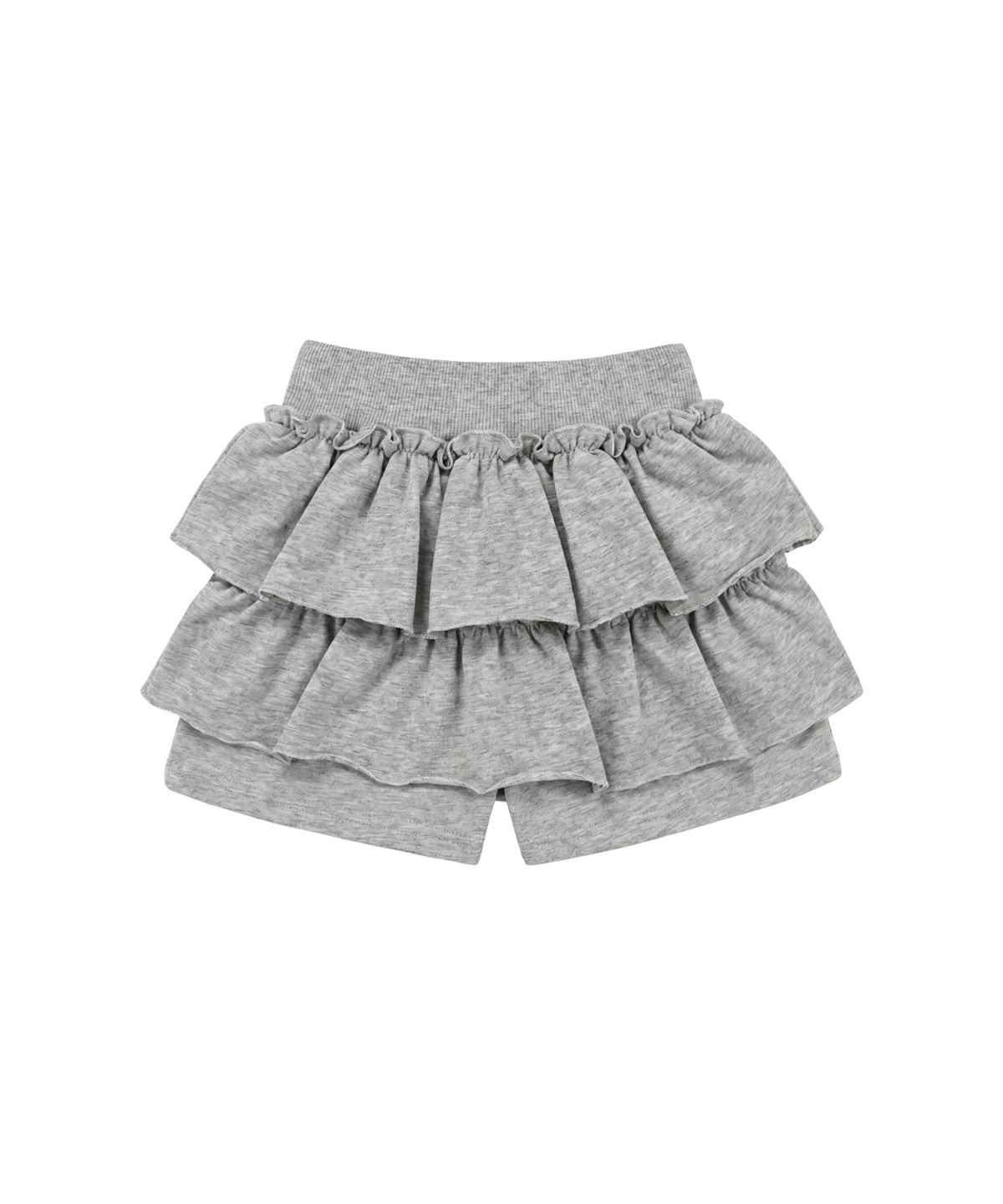 파시온(PASION) 러플 팝 미니 스커트_멜란지 Ruffle Pop Mini Skirt_Melange