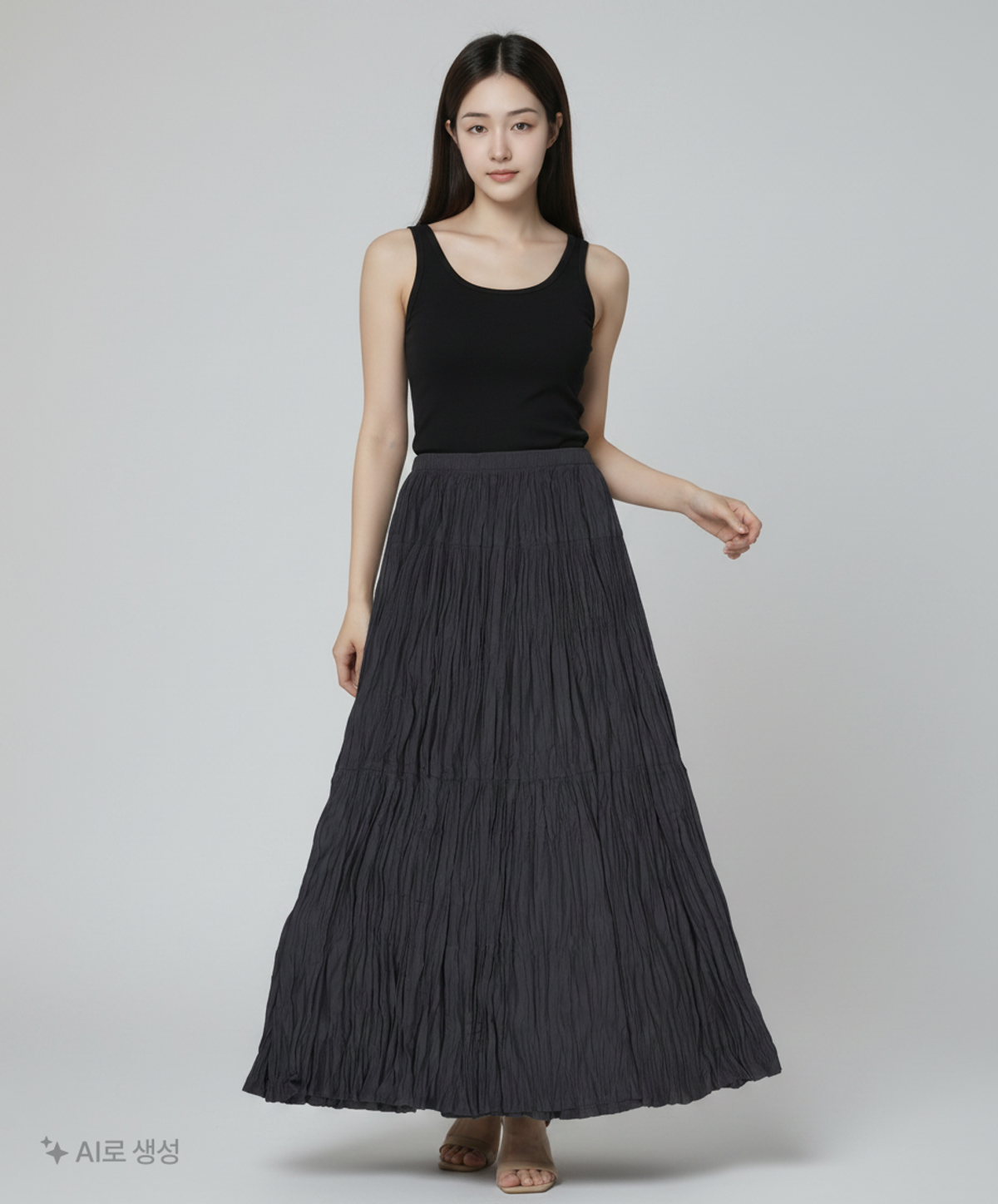 유니클로 x 이네스 드 라 프레상쥬(UNIQLO x INES DE LA FRESSANGE) 롱스커트 M