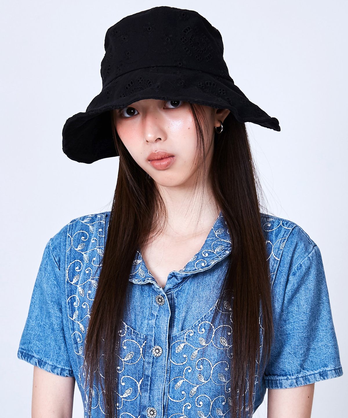 슬리피슬립(SLEEPYSLIP) TAHITI BLACK BUCKET HAT