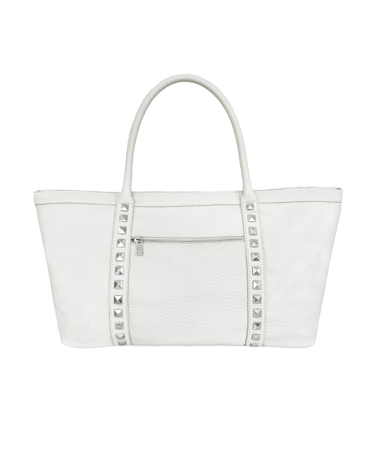 파시온(PASION) 스터드 크러쉬 백_화이트 Studdy Crush Bag_White