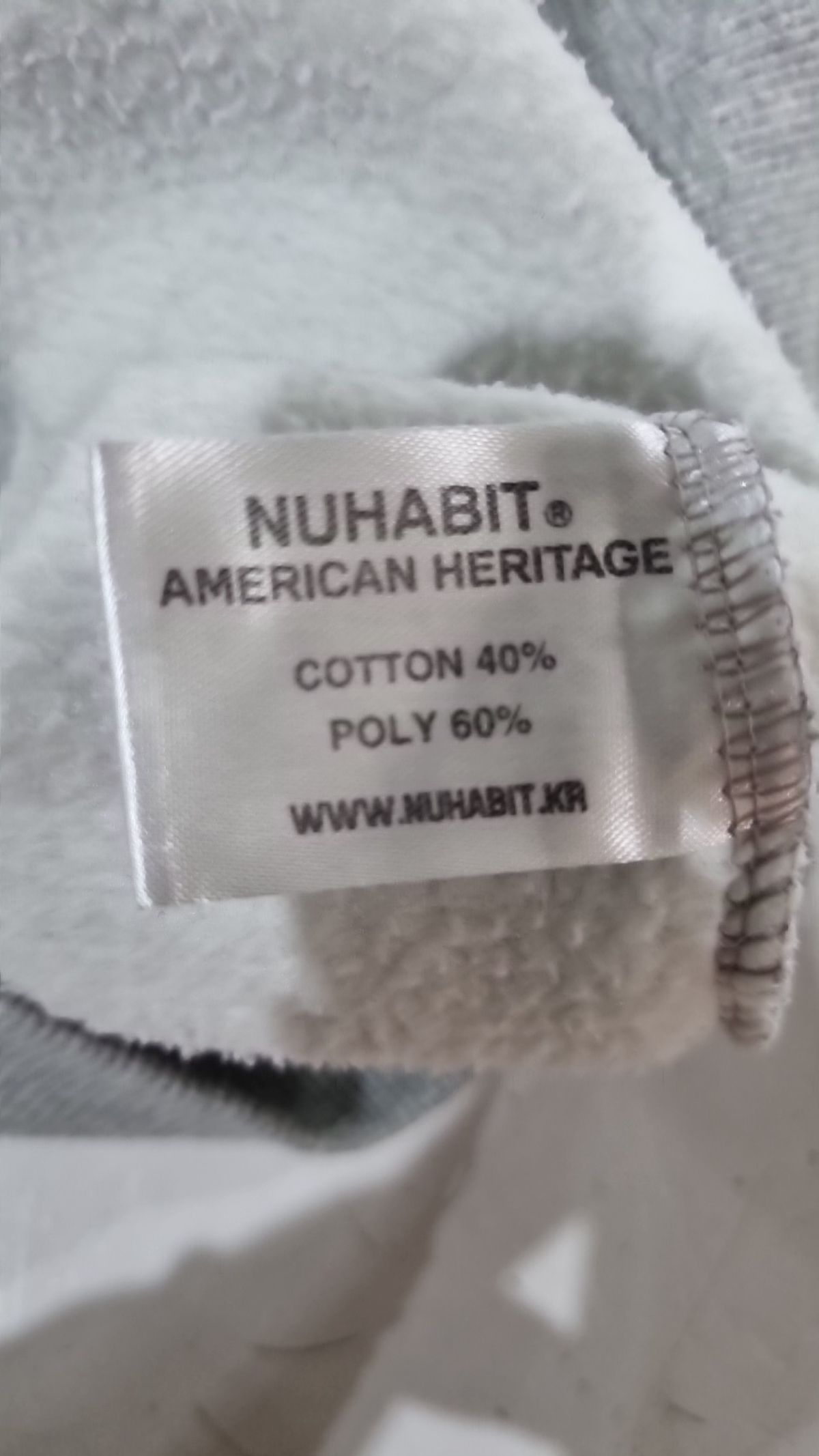 뉴해빗(NUHABIT) 후드 티셔츠 M