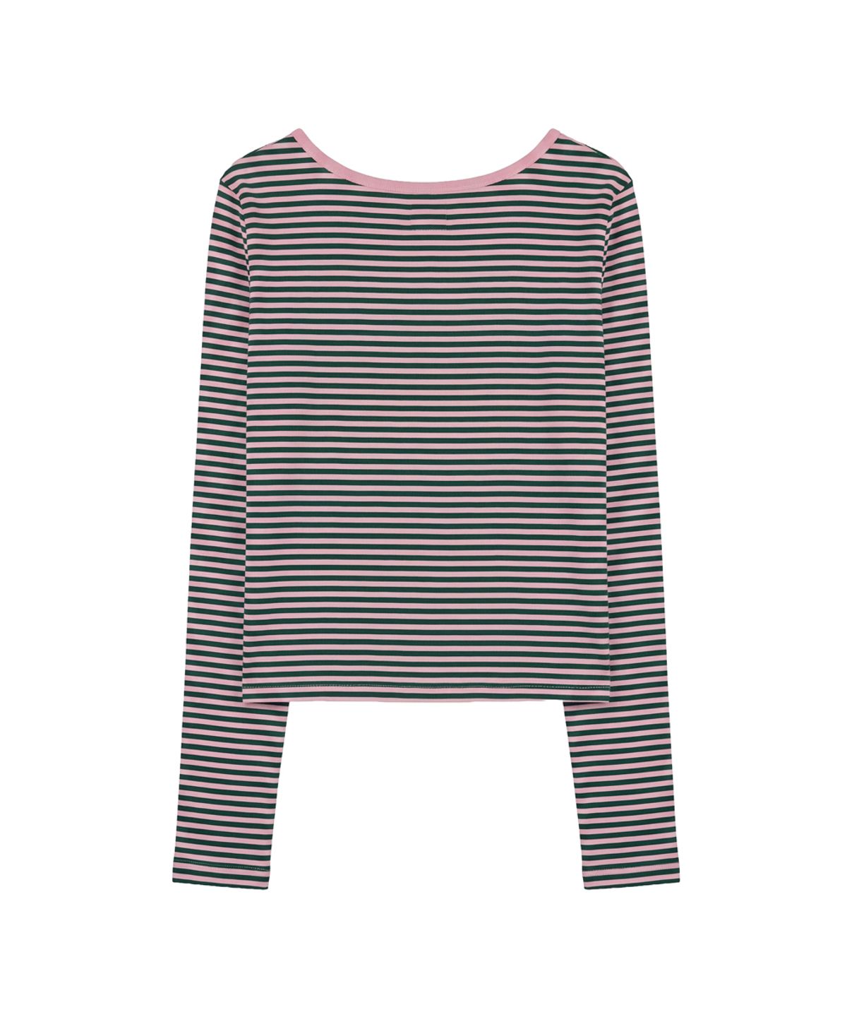 파시온(PASION) 슈가 스트라이프 가디건_그린&퍼플 Sugar Stripe Cardigan_Green-Purple