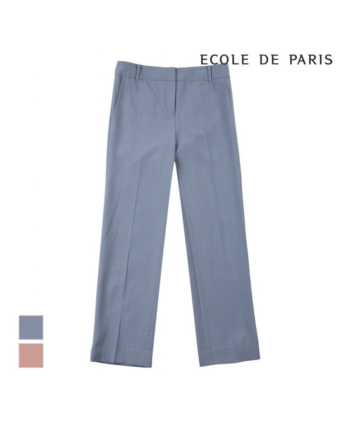 에꼴드파리(ECOLEDEPARIS) 베이직 일자 슬랙스팬츠_PB02WPA002Z