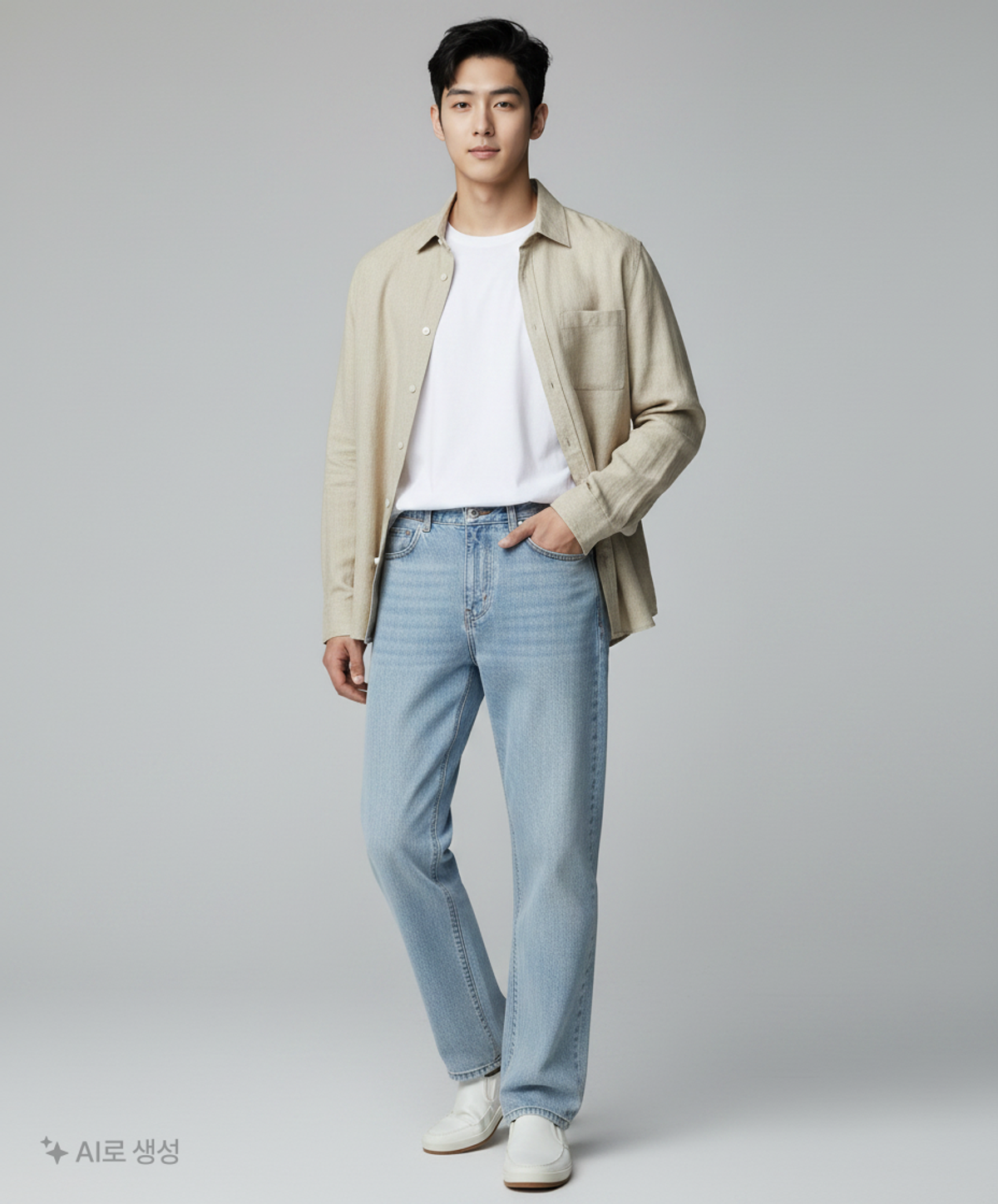 미쏘(MIXXO) 롤업 보이핏 데님 MIWTJB327J 28