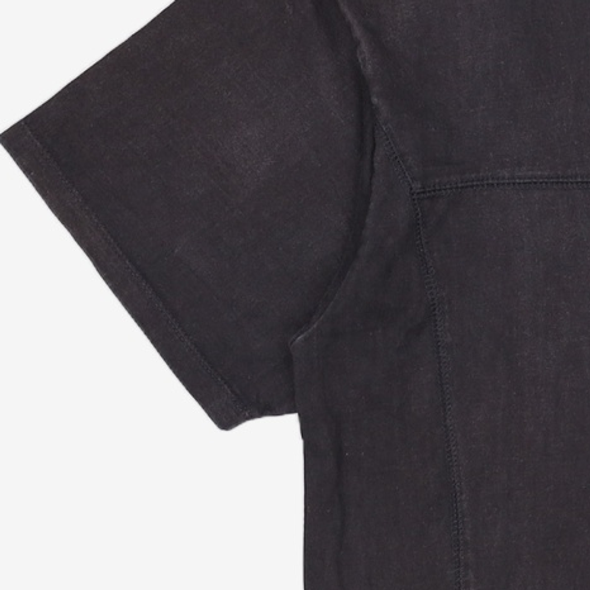 메종미네드(MAISON MINED) SPECIAL PATCH HALF T BLACK M