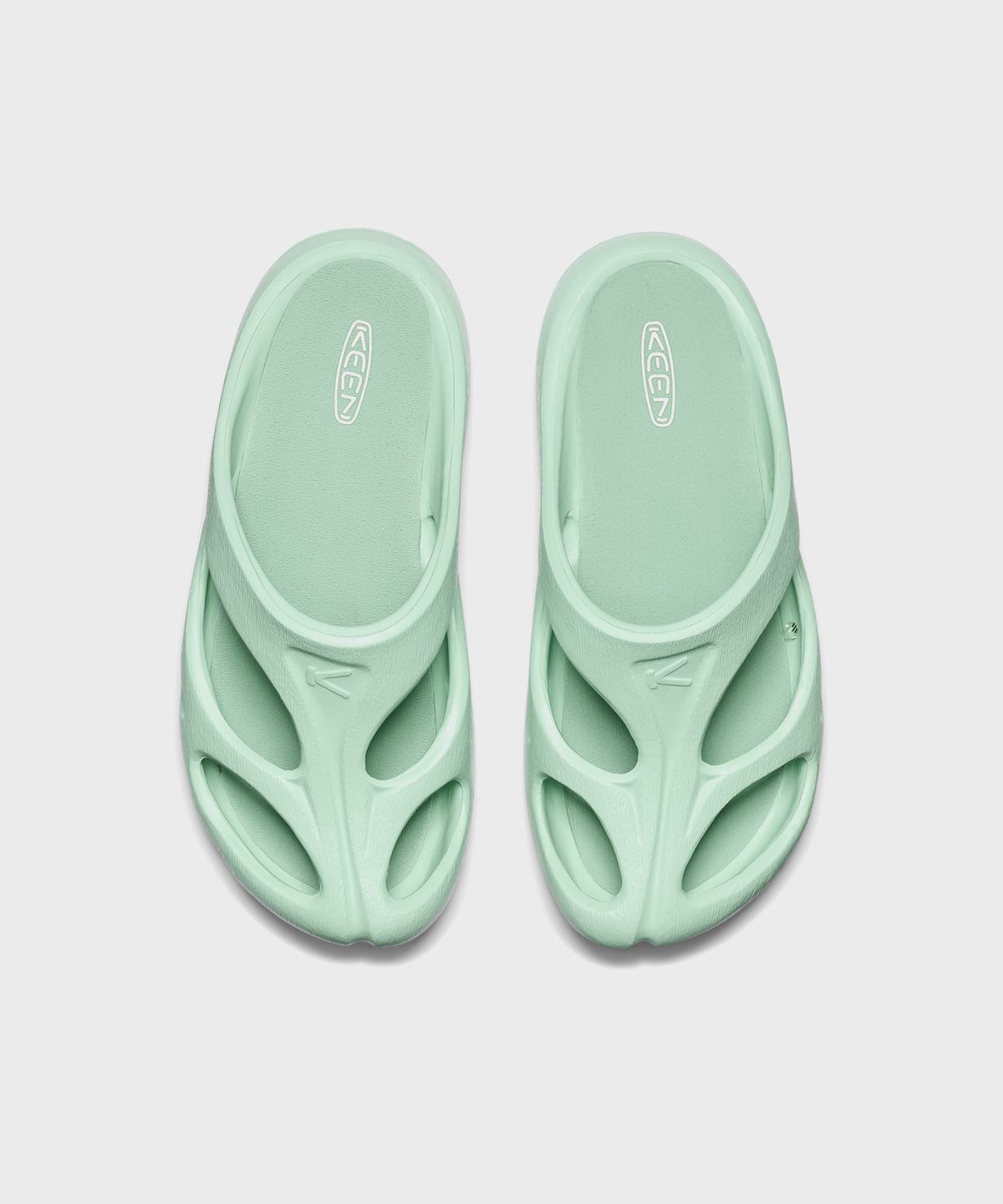 킨(KEEN) 샨티 여성 슬라이드 클로그 Lichen/Granite Green