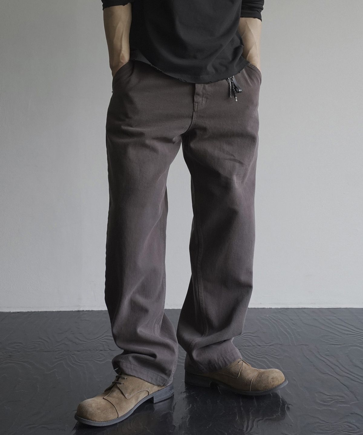 시도(SIIIIDO) MARK PANTS(BROWN)