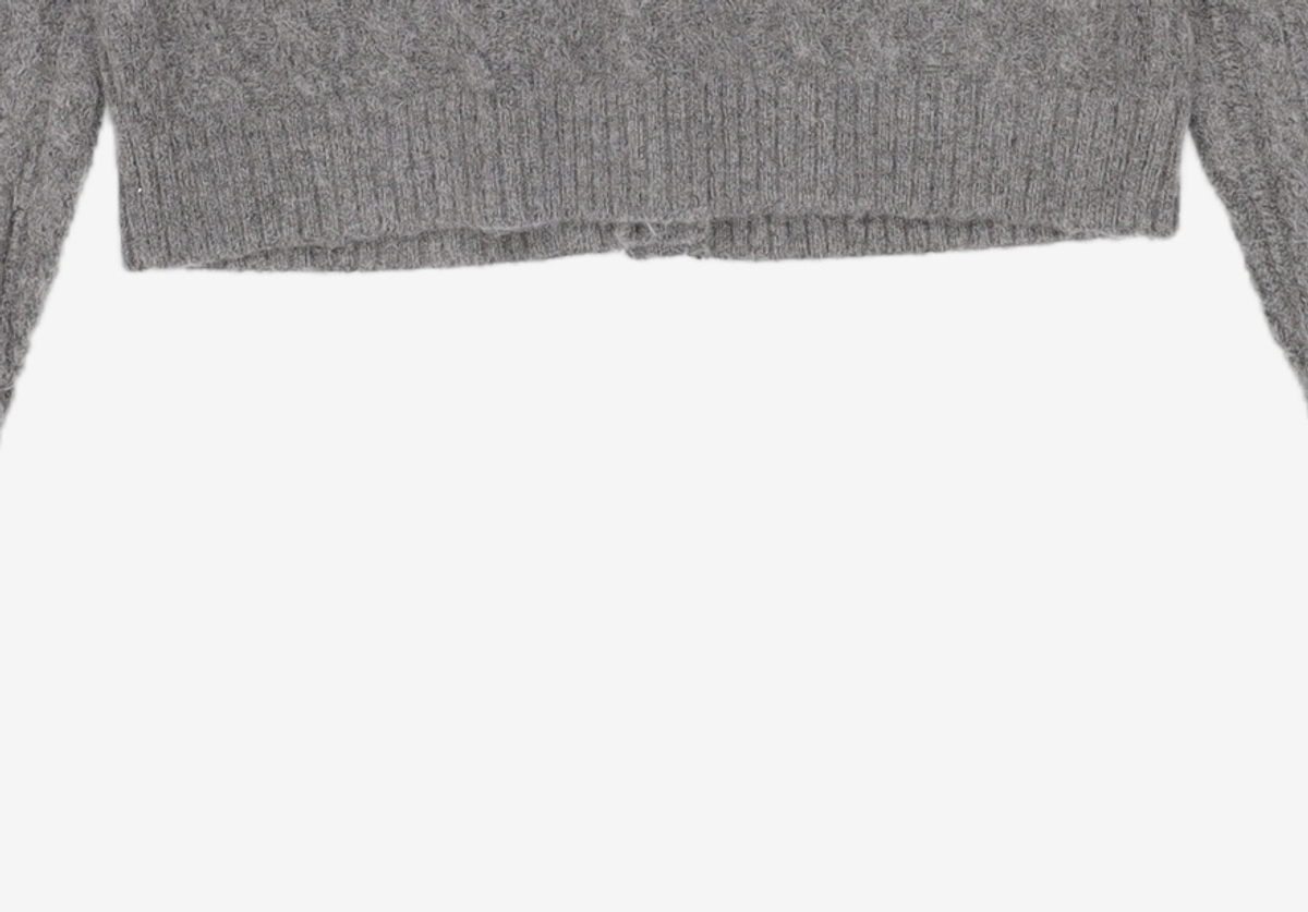 그로브(GROVE) 23FW MILLO CARDIGAN_GREY FREE