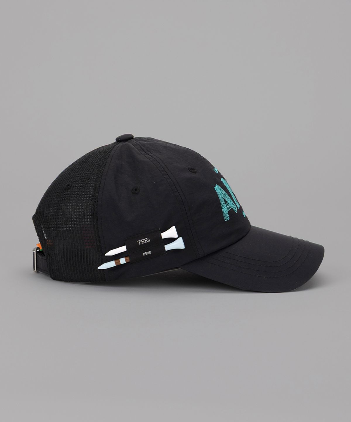 앤드 골프(AND GOLF) Love and Hate Mesh Ball Cap Black